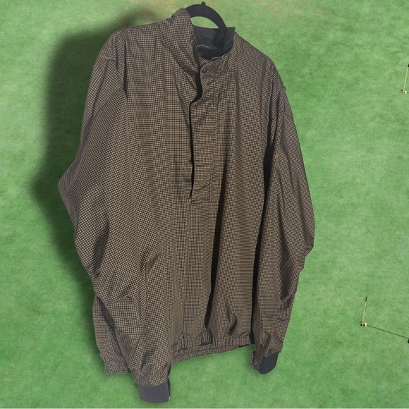 FOOTJOY Dryjoys Houndstooth Windbreaker Size Extra Large - Picture 4 of 12